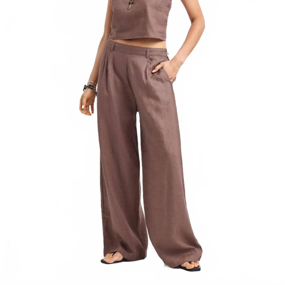 NEW VITAMIN A the getaway pant in mocha brown